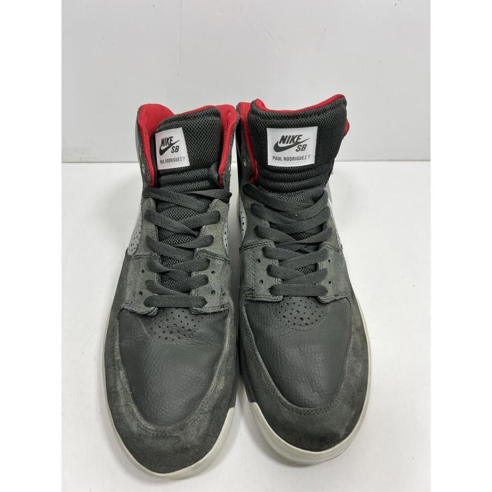 Nike Paul Rodriguez 7 High - Dark Base Gray/White-Base Size 11 616355-010 - Picture 2 of 9